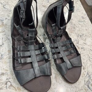 Women's Black Gladiator Sandals